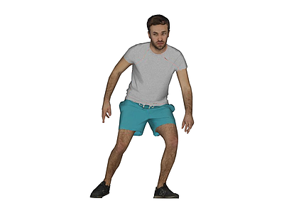 3D男性人物模型