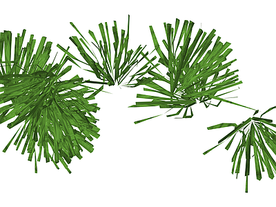 棕榈植物簇模型