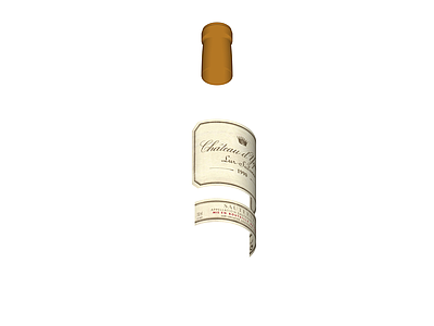 1990年滴金酒庄酒瓶