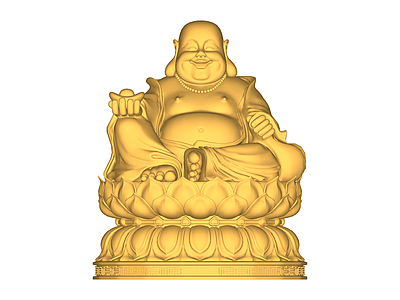 金色弥勒佛坐像