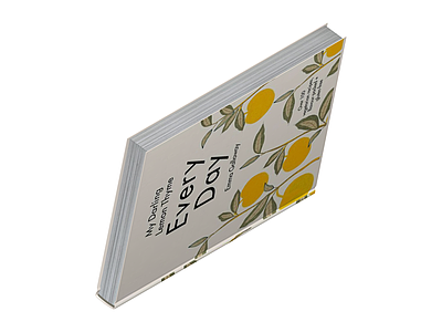 柠檬图案精装书