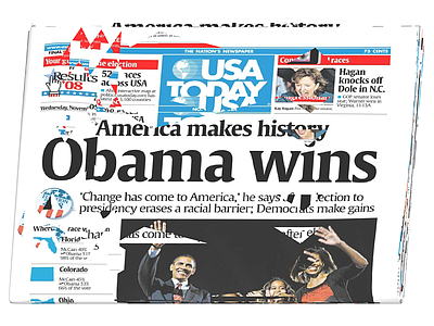 2008年美国总统大选报纸