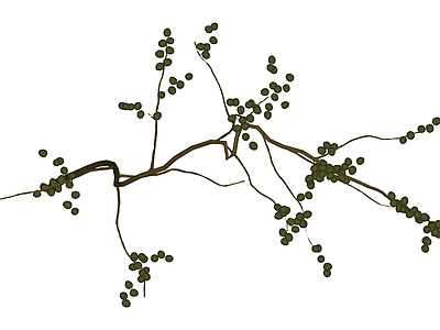 仿真植物枝条组件