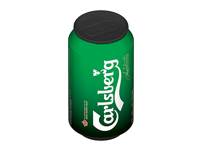 嘉士伯啤酒罐模型