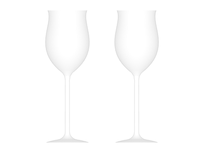 香槟酒杯组合模型