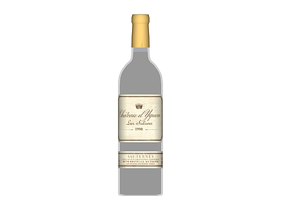 1990年份红酒瓶