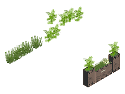 组合式景观花箱