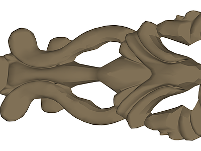 抽象扭曲装饰雕塑
