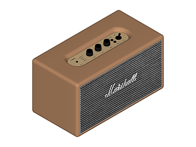 Marshall棕色音箱