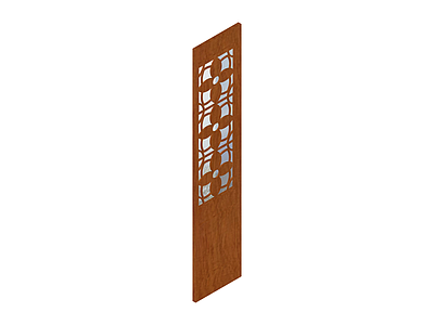 木质镂空花格隔断
