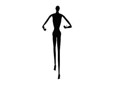 女性人物剪影