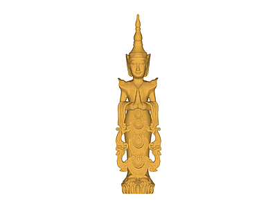金色人物雕塑摆件