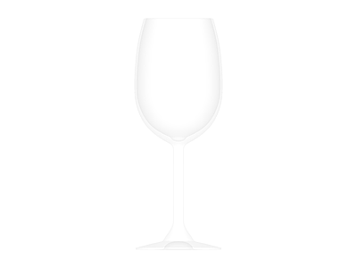 高脚红酒杯白模