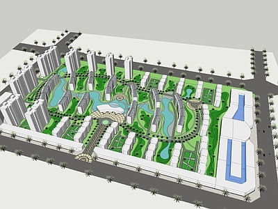 小区景观和建筑规划