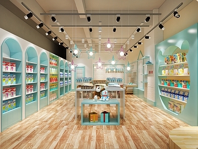 北欧孕婴店 母婴店 母婴店外观 亲子店 童装店