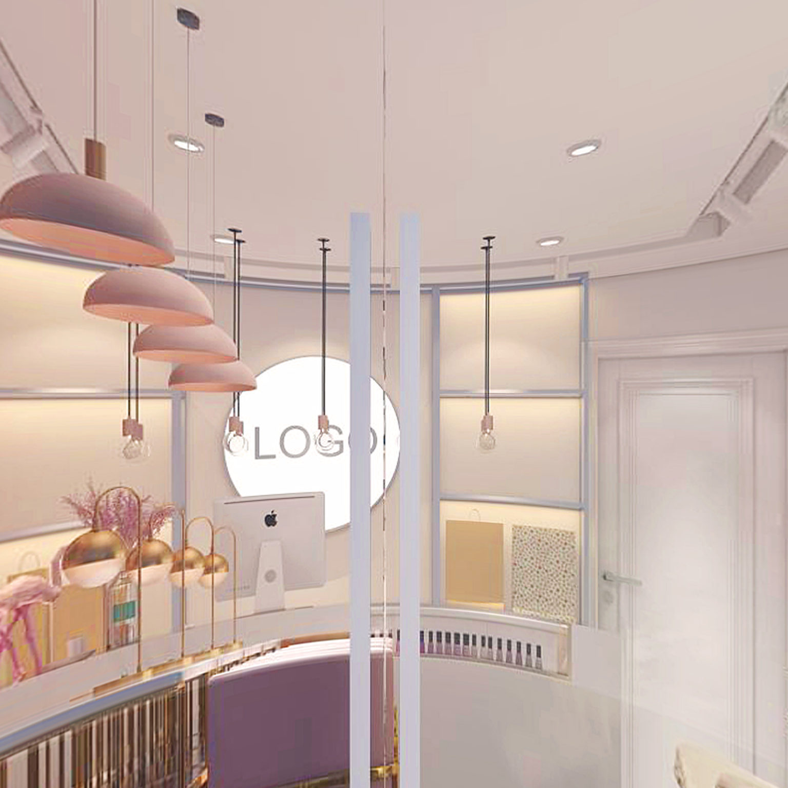 全景北欧3D全景模型 美甲店