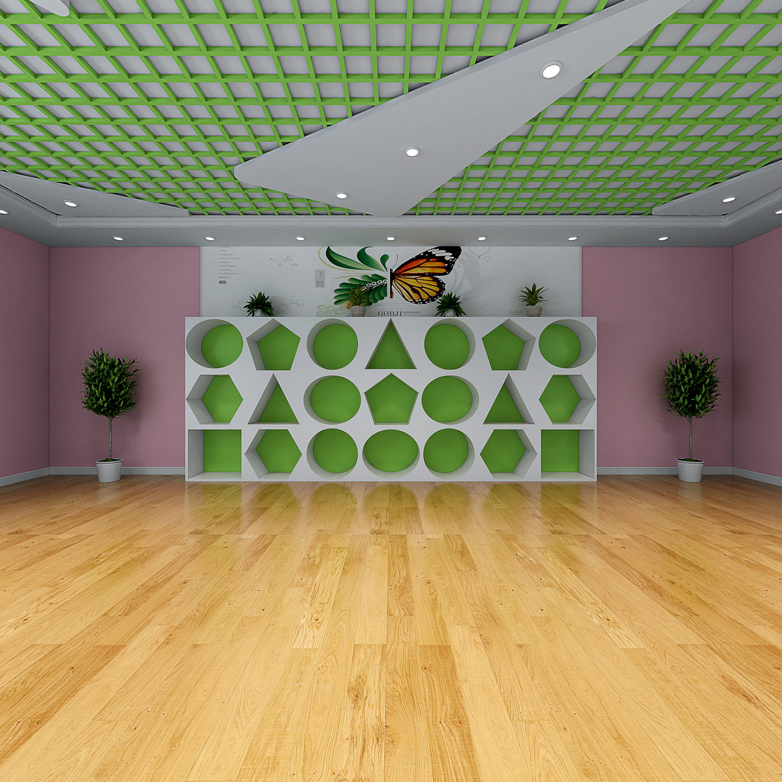 全景现代美术教室