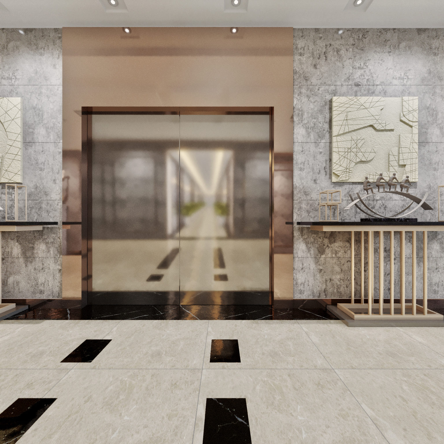 全景现代公司电梯全景