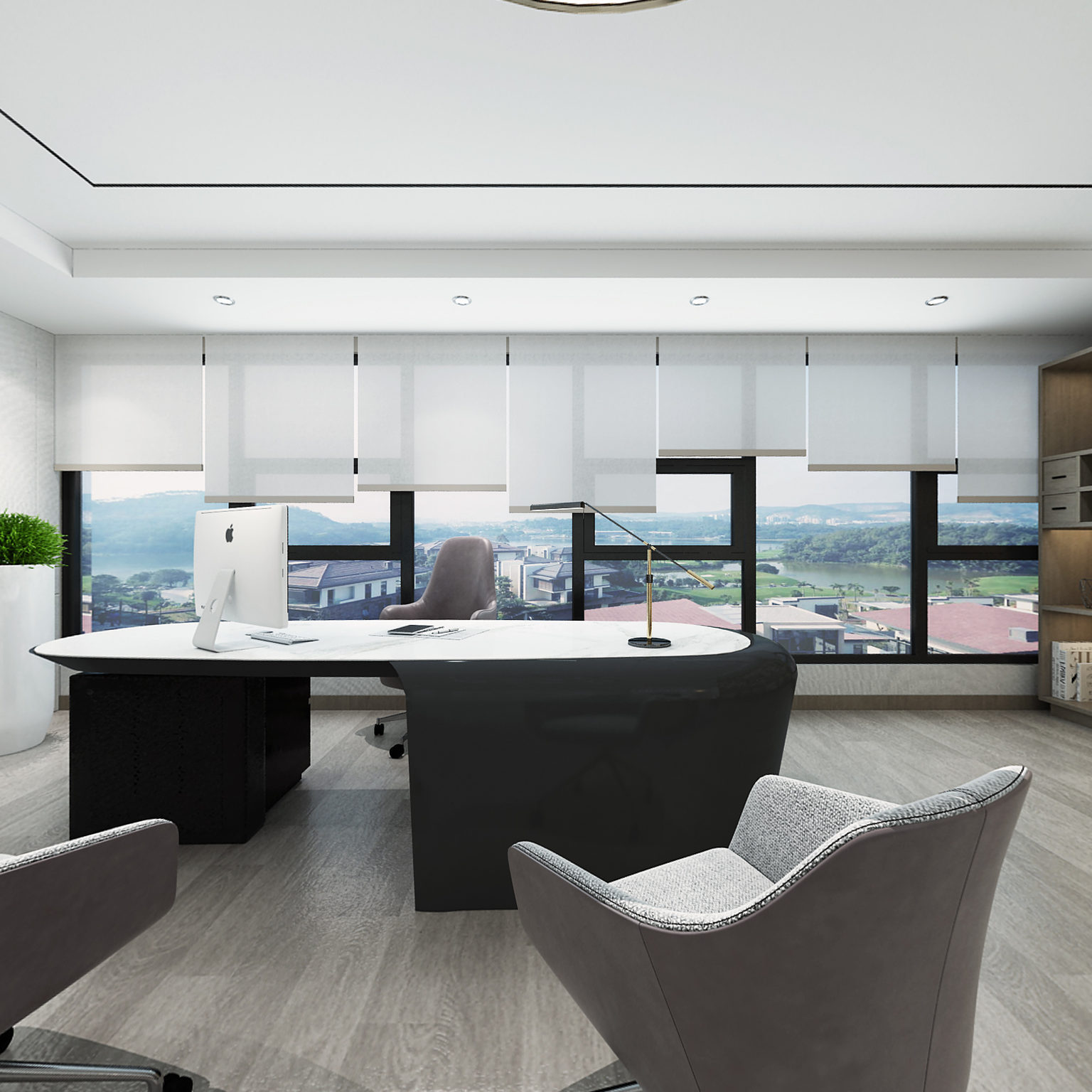 全景现代经理办公室