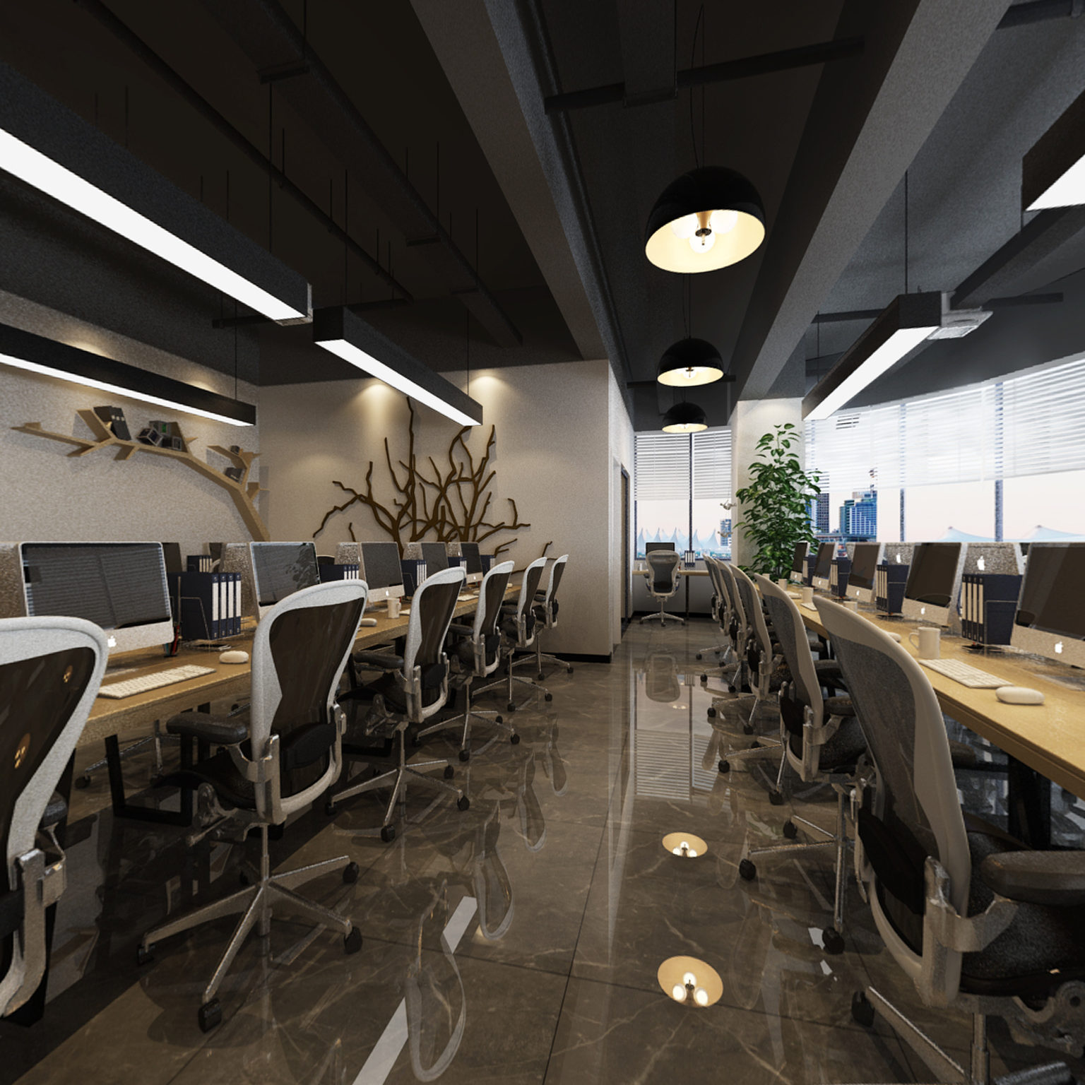 全景现代风格办公室