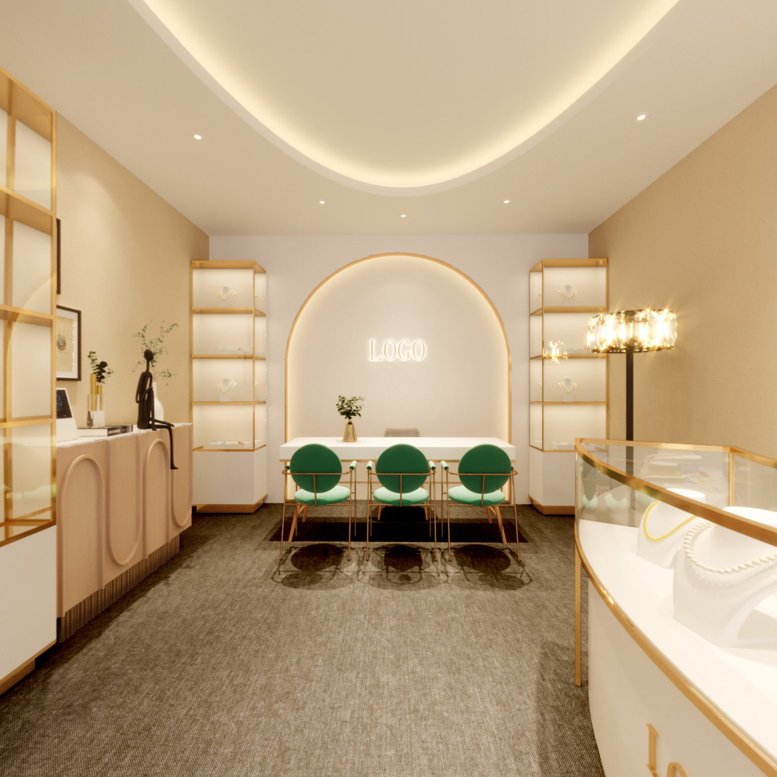 全景现代珠宝店