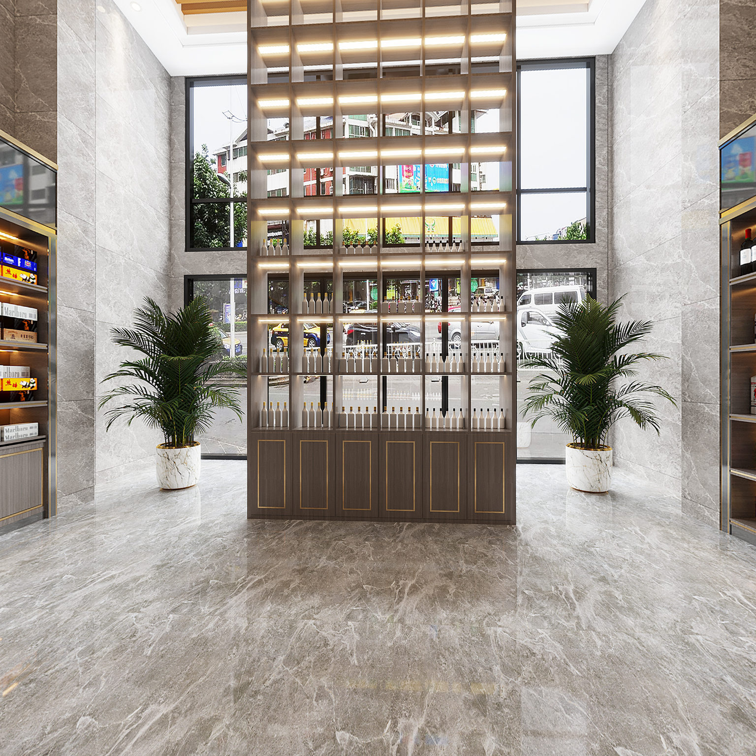 全景新中式烟酒店