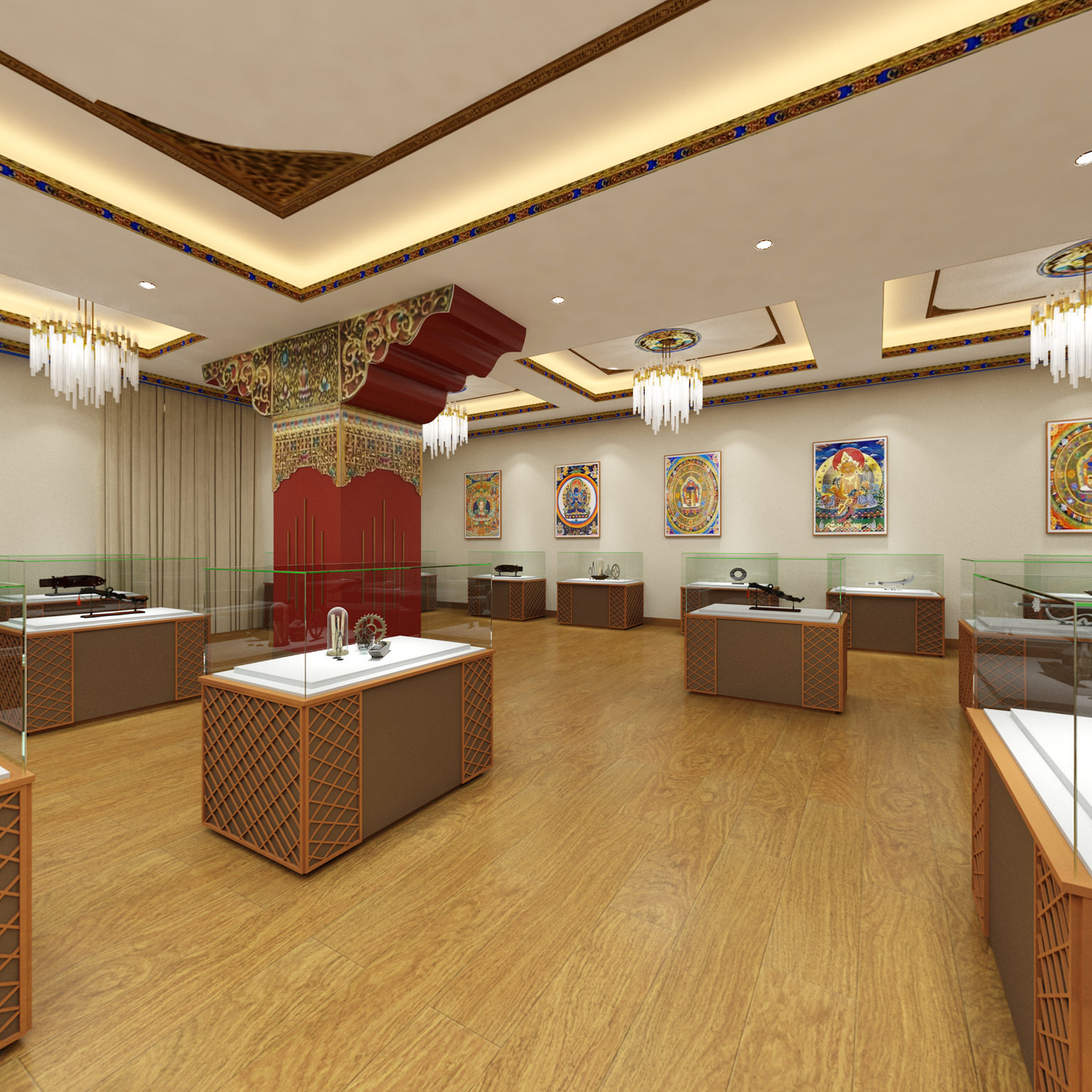 全景现代藏式博物馆