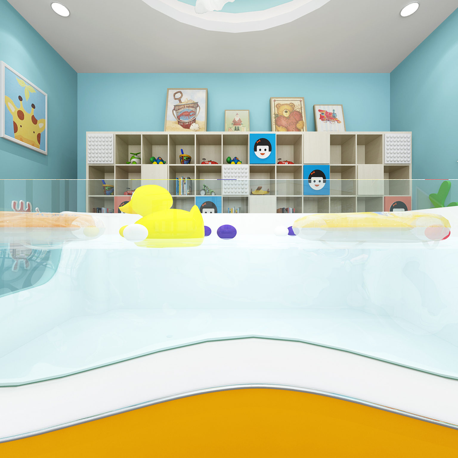 全景现代母婴店3D全景模型