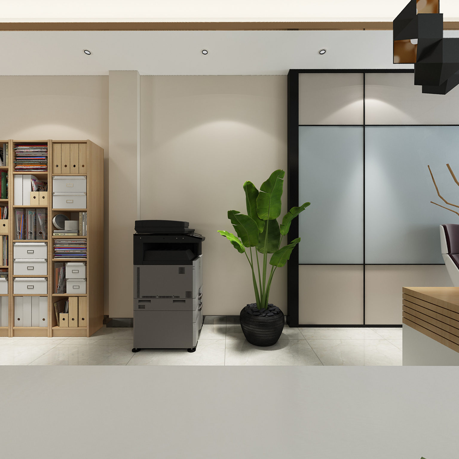 全景现代家具店3D全景模型