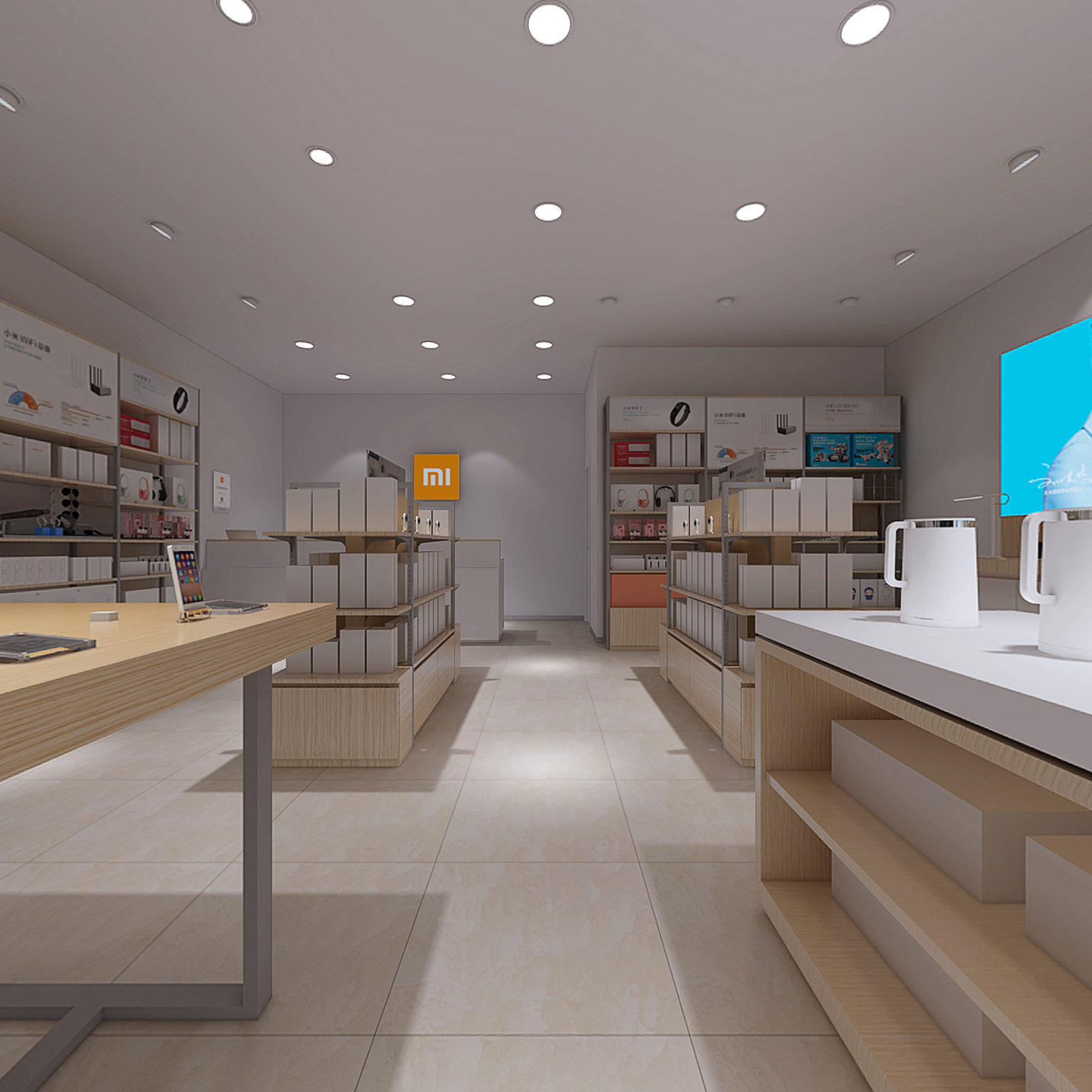 全景小米手机标准店面