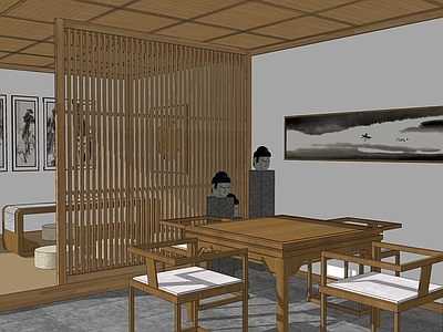 中式禅意茶室
