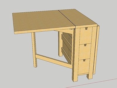 现代折叠餐桌书桌 桌子 家具 写字台 柜子